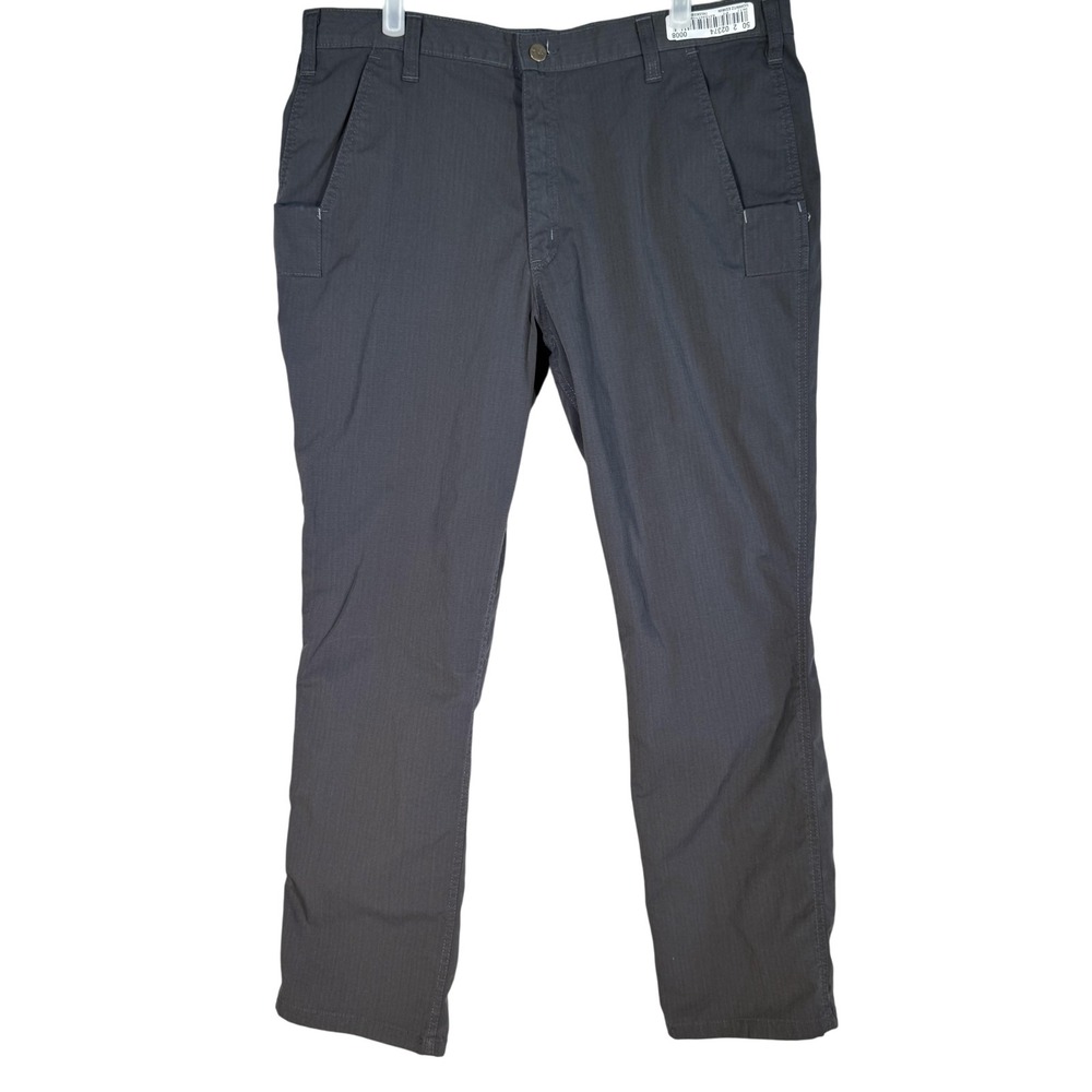 Carhartt Pants Mens 36x30 Gray Ripstop Relaxed Fit Outdoor Utility Workwear